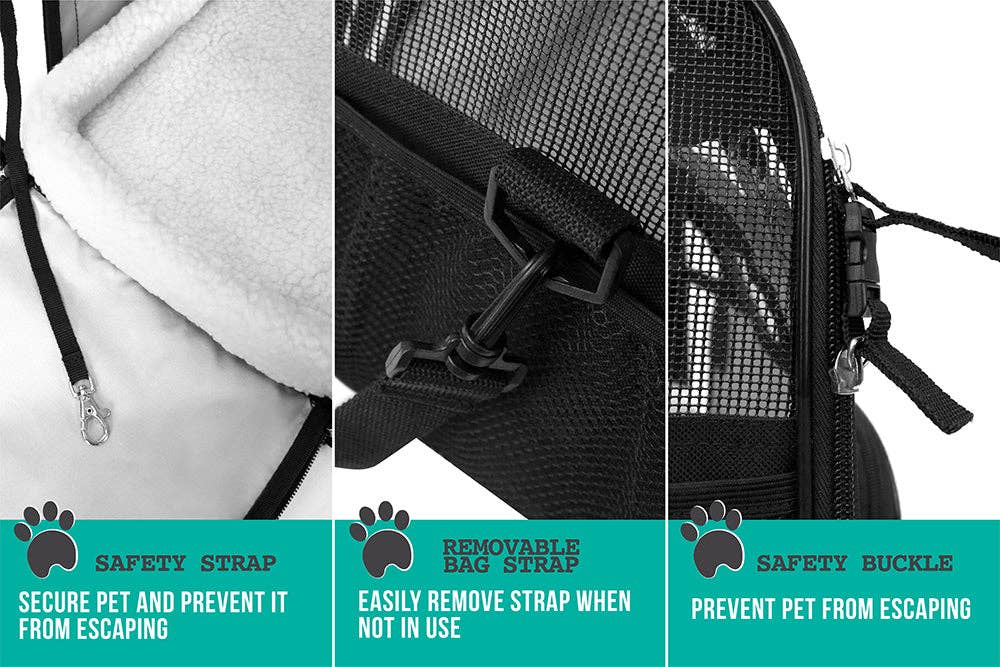 PetAmi - Wholesale Draagzak voor huisdieren - Kat/hond - Klassieke Draagtas Huisdierdrager64