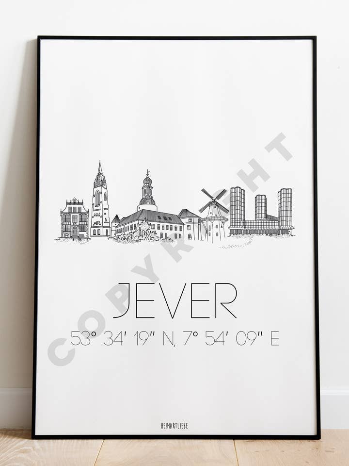 IMPRIMIR - SKYLINE NUNCA LIMPO por atacado de HEIMARTLIEBE®