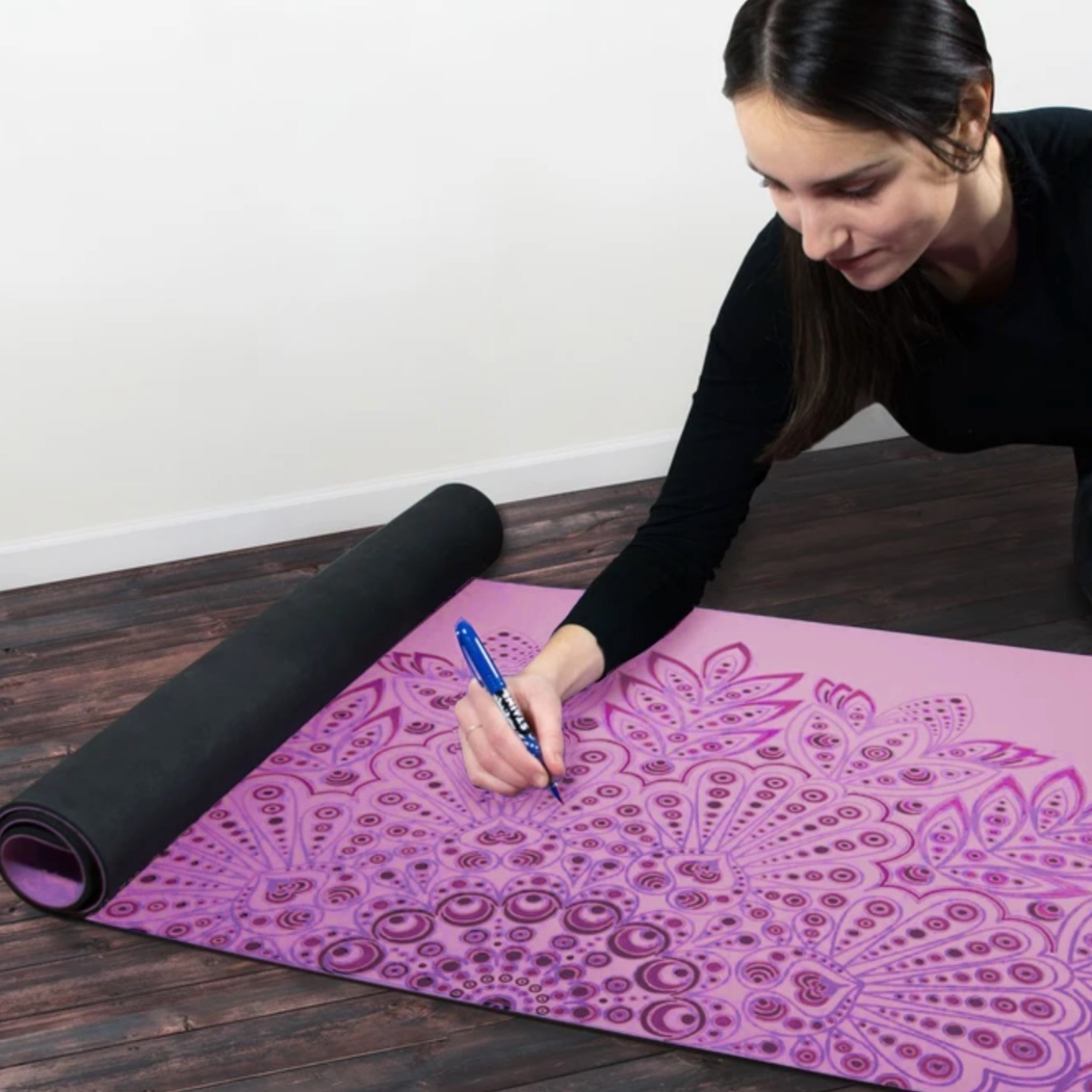 DIYogi - Wholesale Yoga Mat - Yoga Mat Natural Rubber - Purple Mandala4
