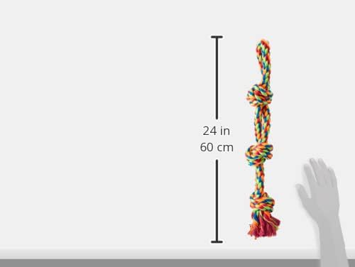 Croci S.p.A. - Wholesale Pet Rope Toy - Dog - Dog toy - 3 Double Knots - Crosses3