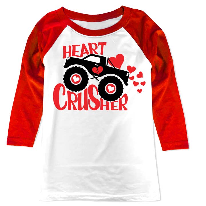 Crusher Raglan, W/R (Toddler, Youth, Adult) for wholesale by Micro Me