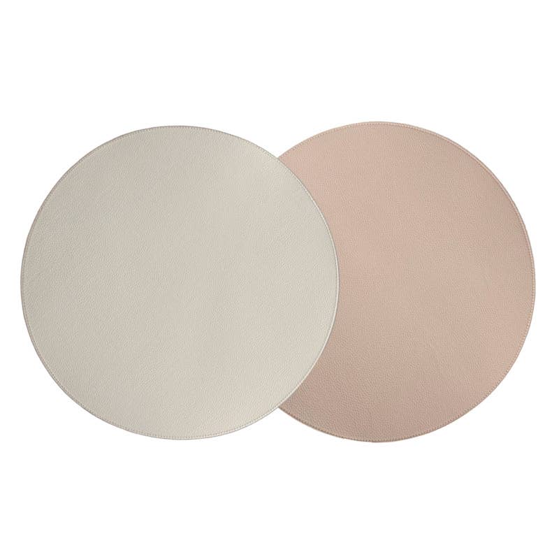 Von Gern Home - Wholesale Placemat - Reversible Placemats - Blush & Cream0