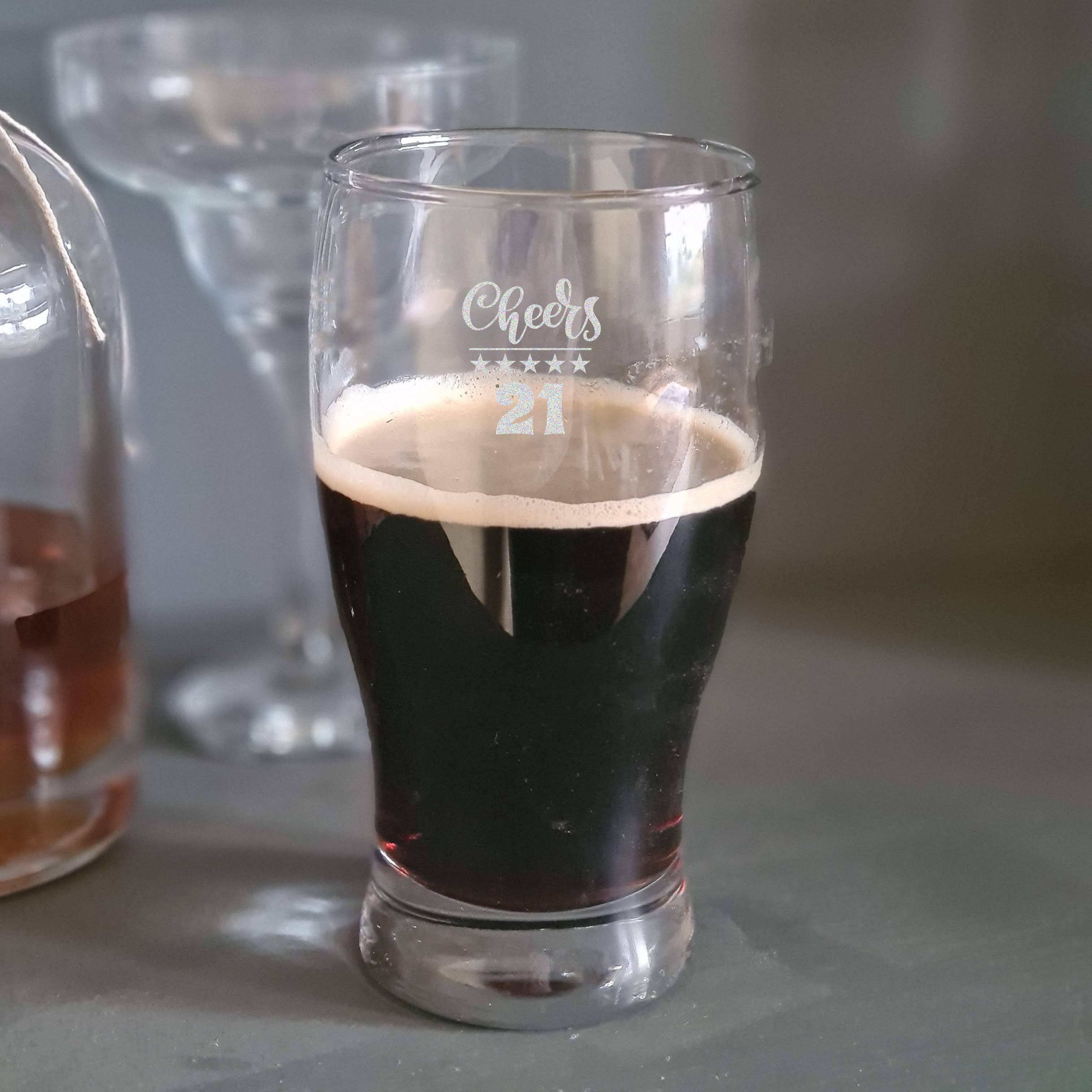 Afewhometruths – wholesale Beer glass/mug – 21st Birthday Gift Pint Glass2