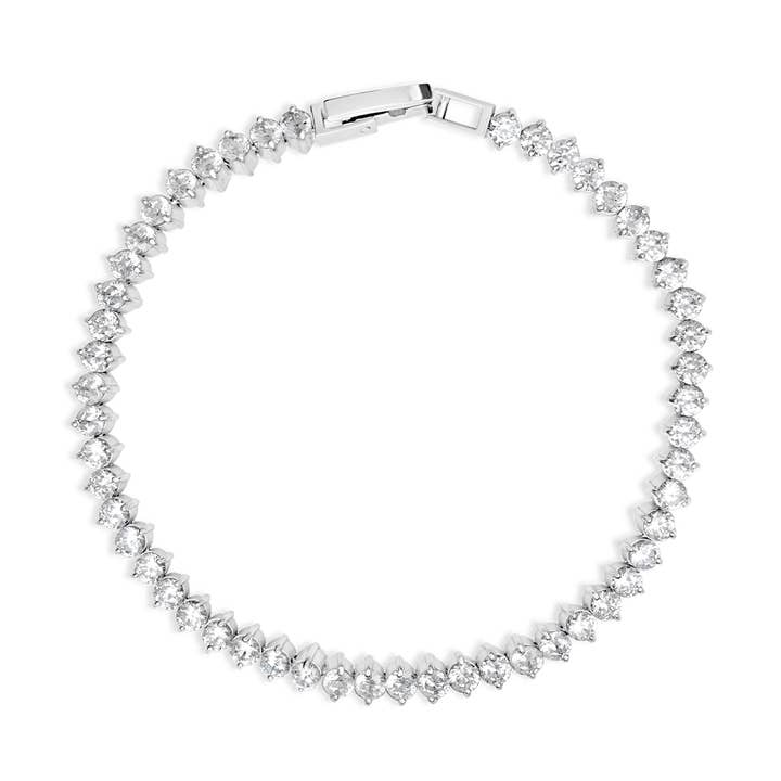 Mi Tesoro - Tennisarmband Silver för wholesale av Mi Tesoro Jewelry, by Dune Jewelry & Co.