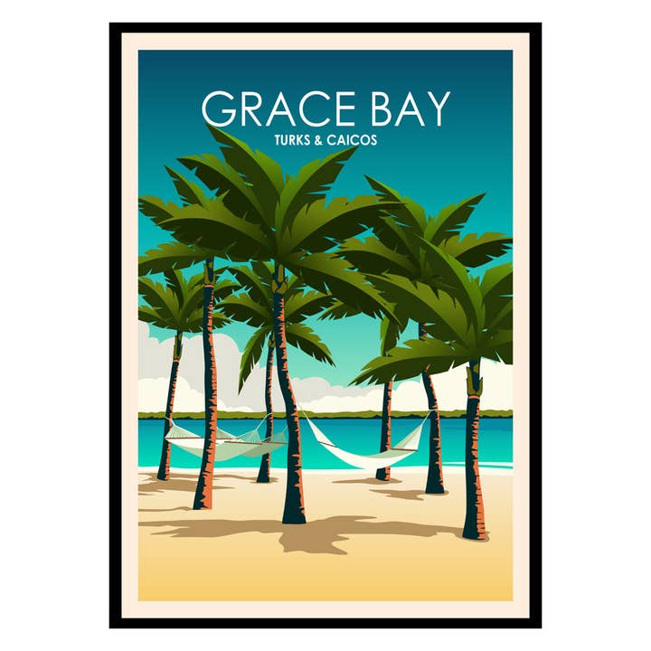 Poster delle Isole Turks e Caicos per la vendita all'ingrosso da parte di Places of Art