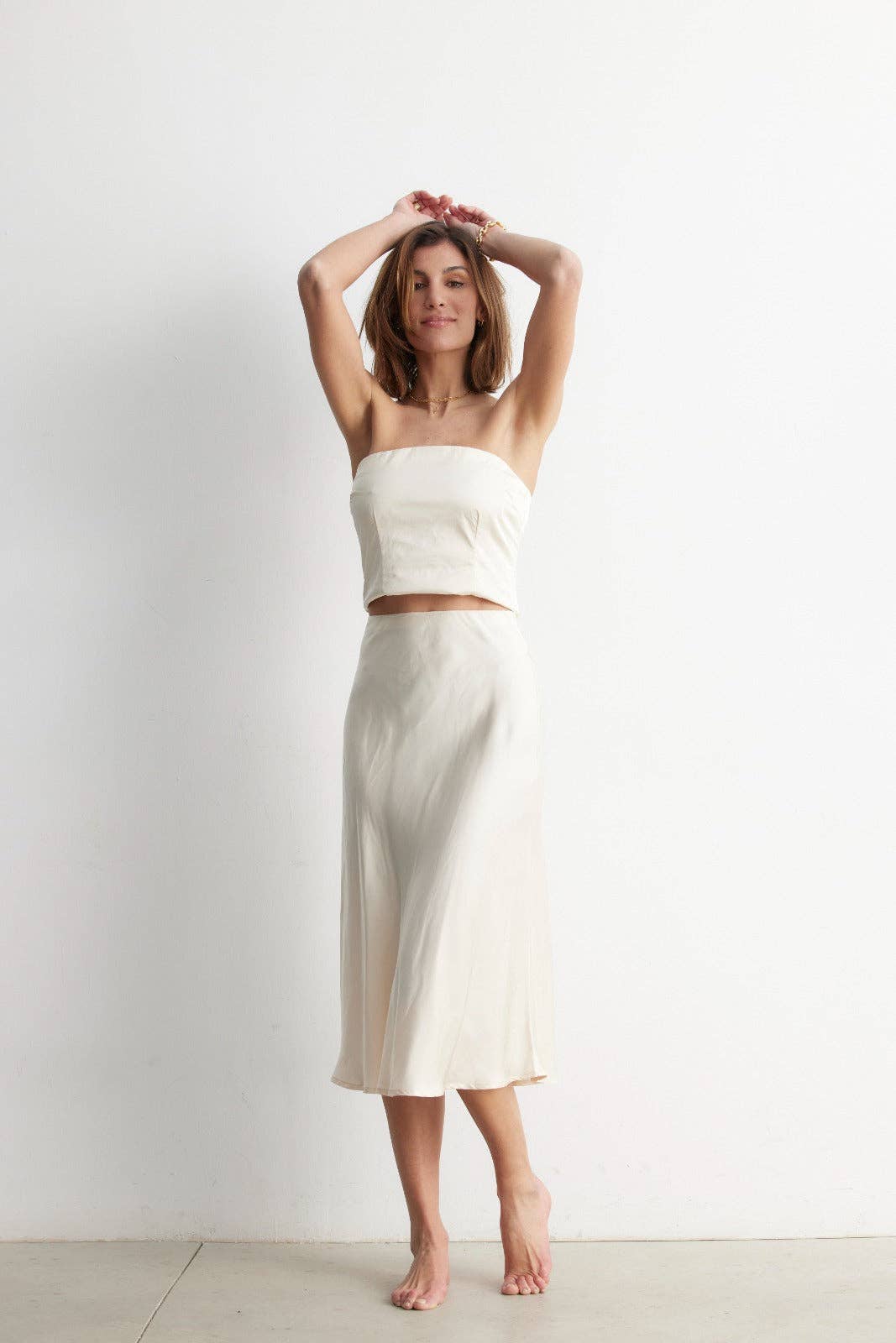 The Cotton Brand - Venta al por mayor Falda - Mujer - WESTMINSTER SATIN SKIRT11