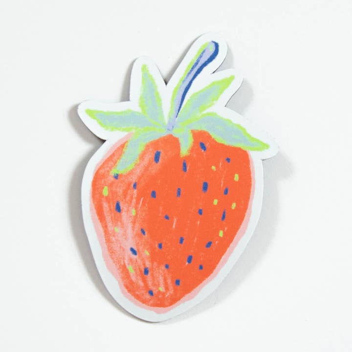 Strawberry Magnet for wholesale by Lettering By KT
