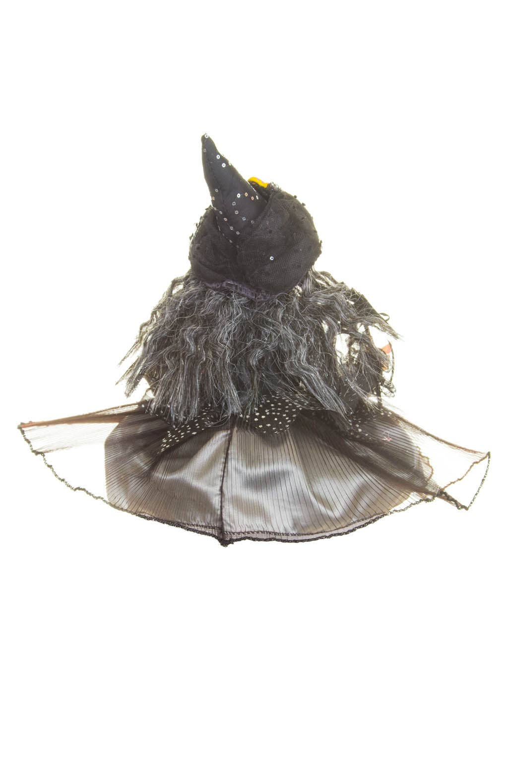 Starlight Collection - Wholesale Decorative figurine - Black/grayish Silver Smiling Witch with Masquerade Mask1