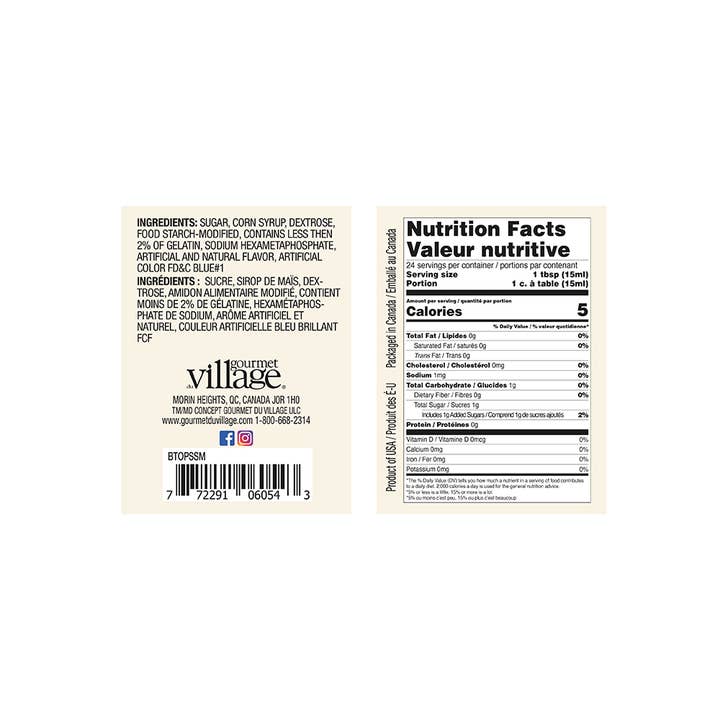 Gourmet Du Village - Wholesale Marshmallow - Topping Hc Snowman Mini Deh Marshm 34g2