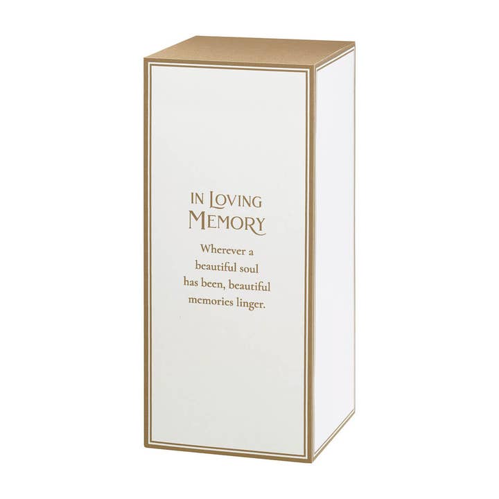 Lillian Rose - Wholesale Candle holder - "In Loving Memory" Glass LED Candle Holder/Sympathy Verse2