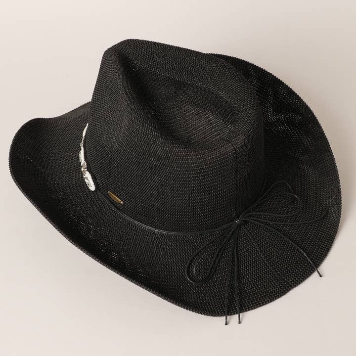 Fashion City – Engroshandel Cowboyhat - Dame – Durango Cowboy Hat med Jeweled Bælte