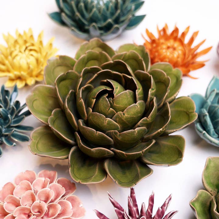 Ceramic Flowers Collection 11 for wholesale by Chive Canada