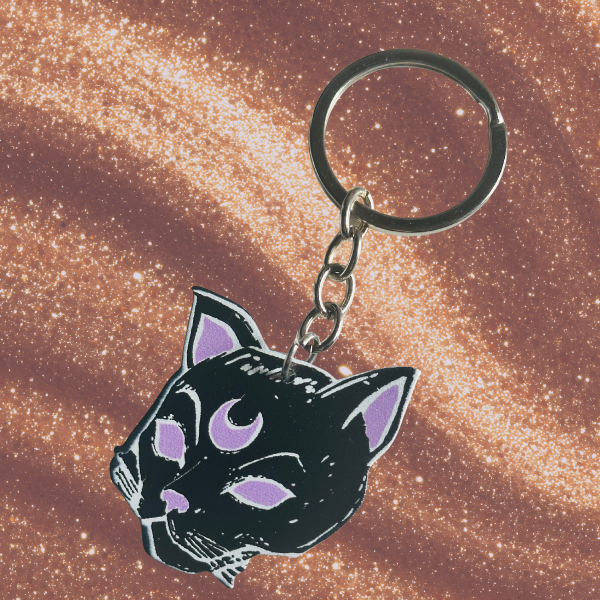 Witches box - Wholesale Keychain - Unisex - Cat totem animal keychain5