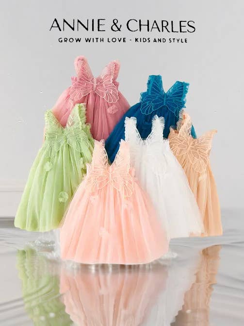 Annie & Charles – wholesale Dress – Baby – Annie & Charles® tulle dress PAPILLON10