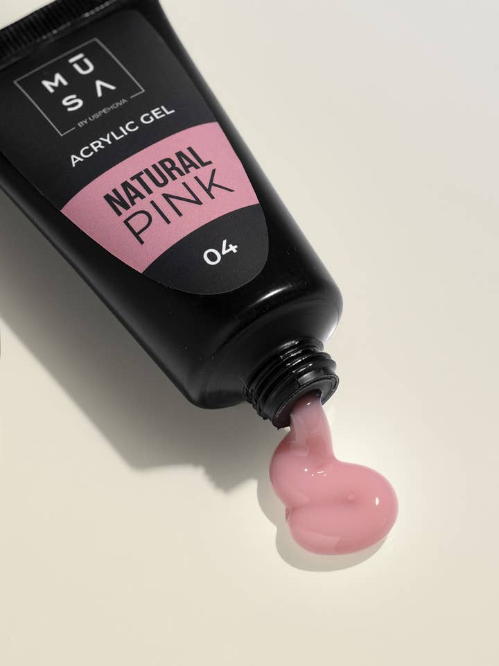 Gel Acrílico Rosa Natural 04 - 35 ml por atacado de MUSA