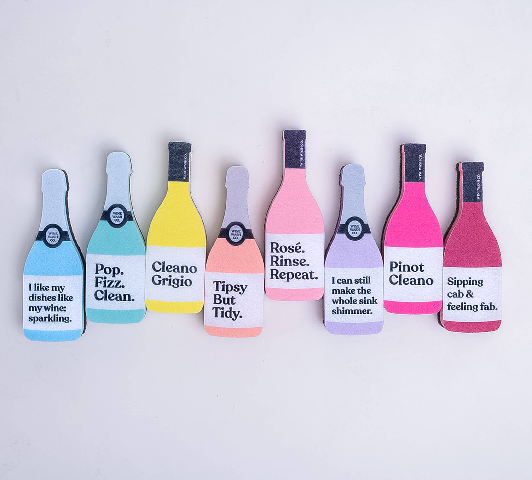 Wine Wash Co. - Wholesale Cleaning Sponge - Scrubbly™ Kitchen Sponge: Rosé Rinse Repeat7