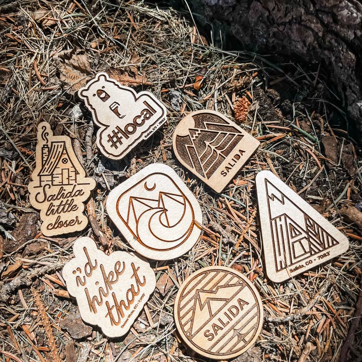Pine + Ember - Wholesale Magnet - Outdoor inspired wood magnets — customizable