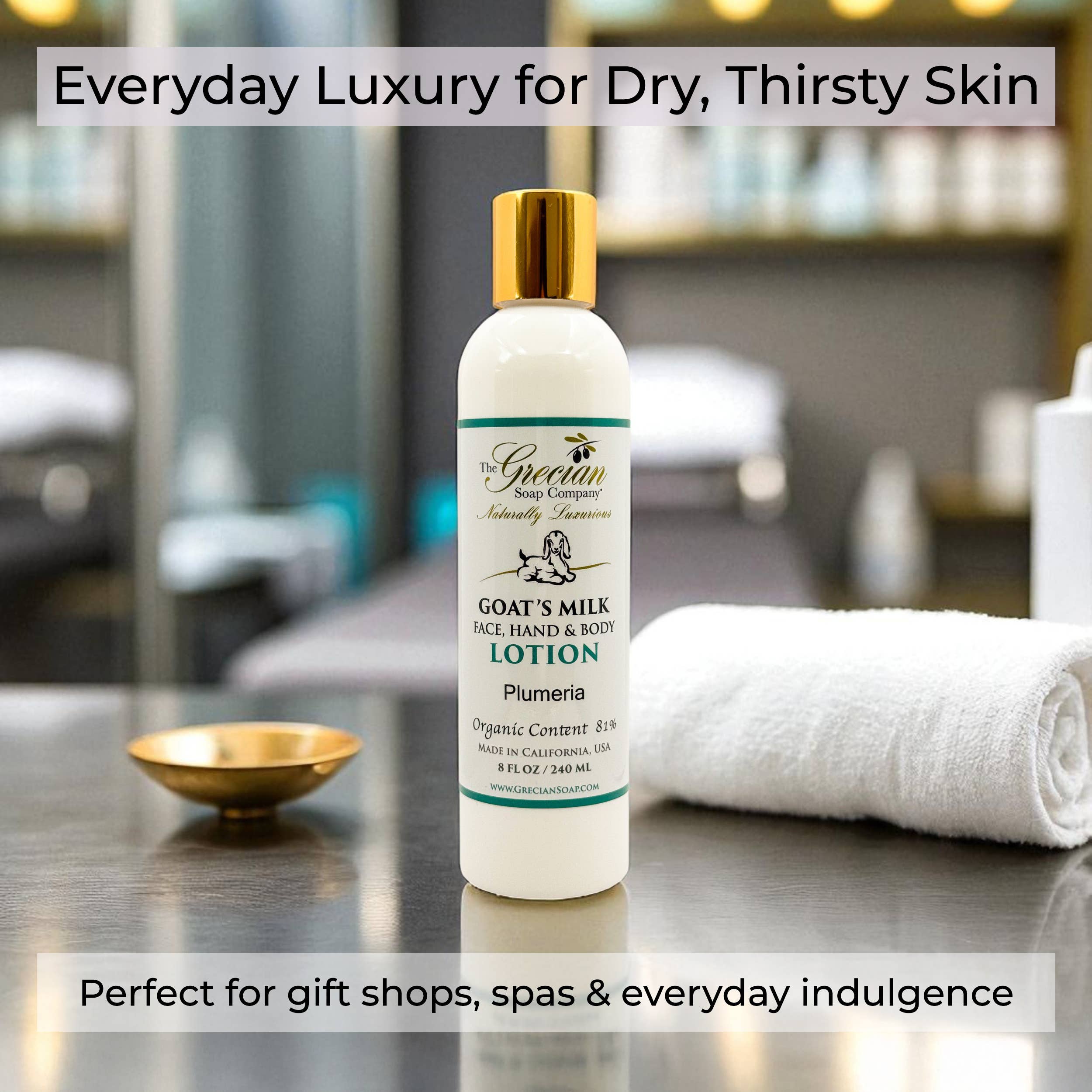 The Grecian Soap Company - Wholesale Body Cream/Lotion - Organic Beauty Hydrating Natural Goat Milk Hand Body Lotion1