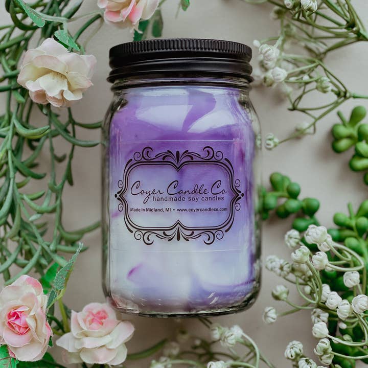 Coyer Candle Co. - Wholesale Jar/Filled Candle - 16 oz. Pint Mason Jar Candles - Signature Collection