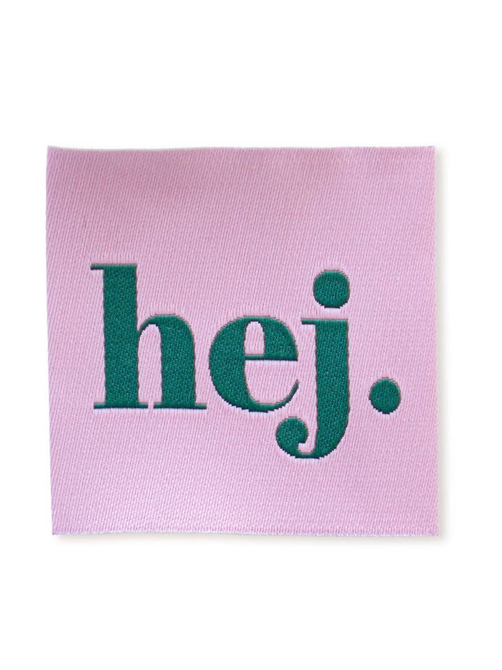 Weblabel - hej for wholesale by Paul und Clara