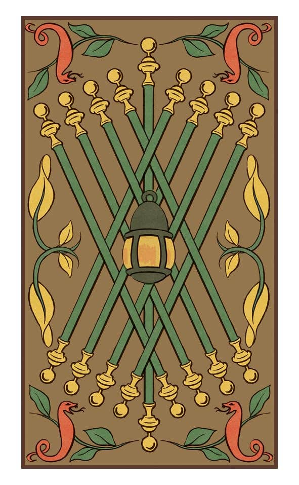 Cardshouse - Venta al por mayor Cartas del tarot - Minicartas simbólicas de Tarot Of Wirth, tamaño bolsillo, Lo Scarabeo5