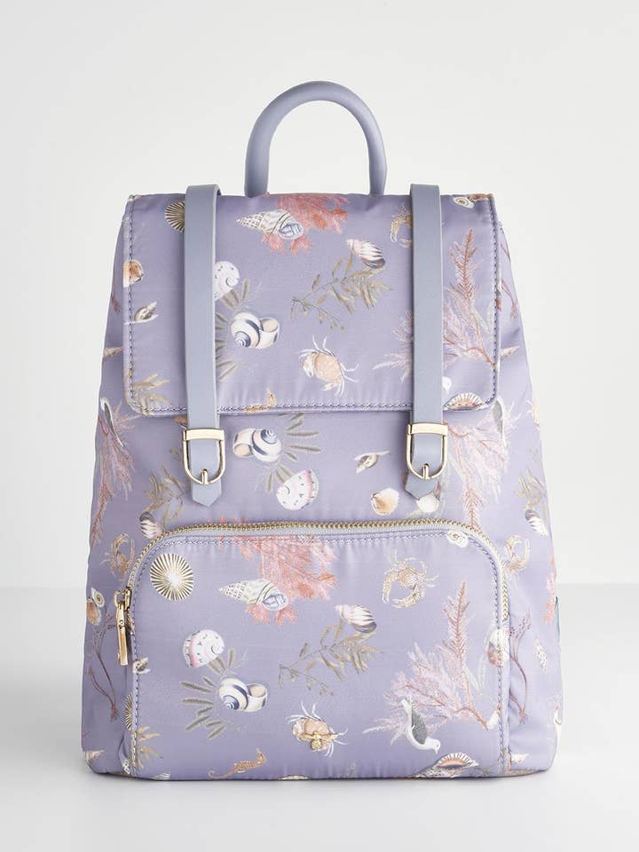 Whispering Sands Powder Blue Mini Backpack - US, EU & UK for wholesale by Fable England