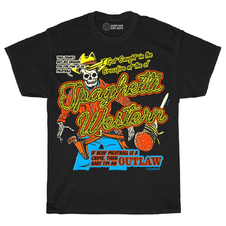 T-shirt Spaghetti Western pour la vente par Boss Dog