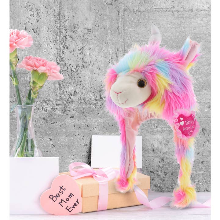 Cota Global - Vendita all'ingrosso Cappello - Bambini - Cappello Llamacorn Super Morbido in Peluche con Cuore per la Festa della Mamma6