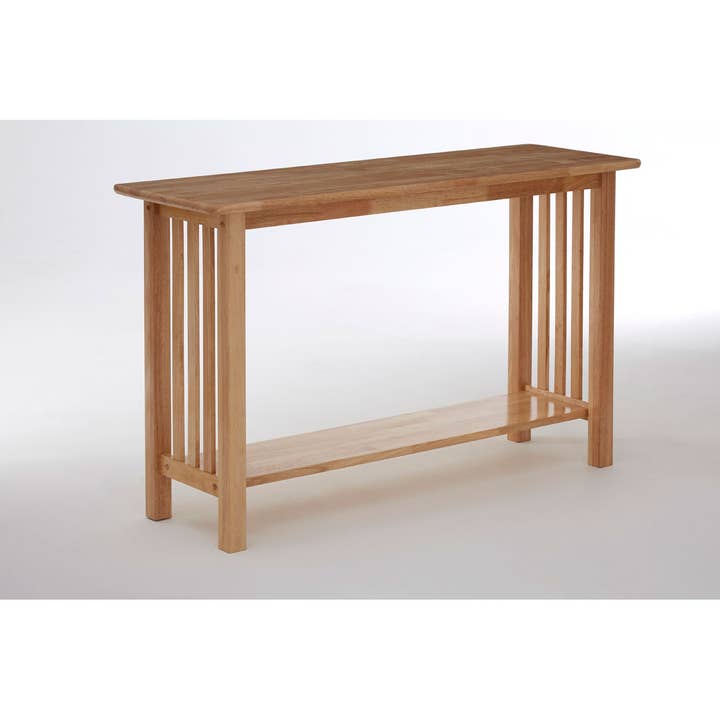 Interiors by Premier – wholesale Console table – Natural Rectangular Console Table1