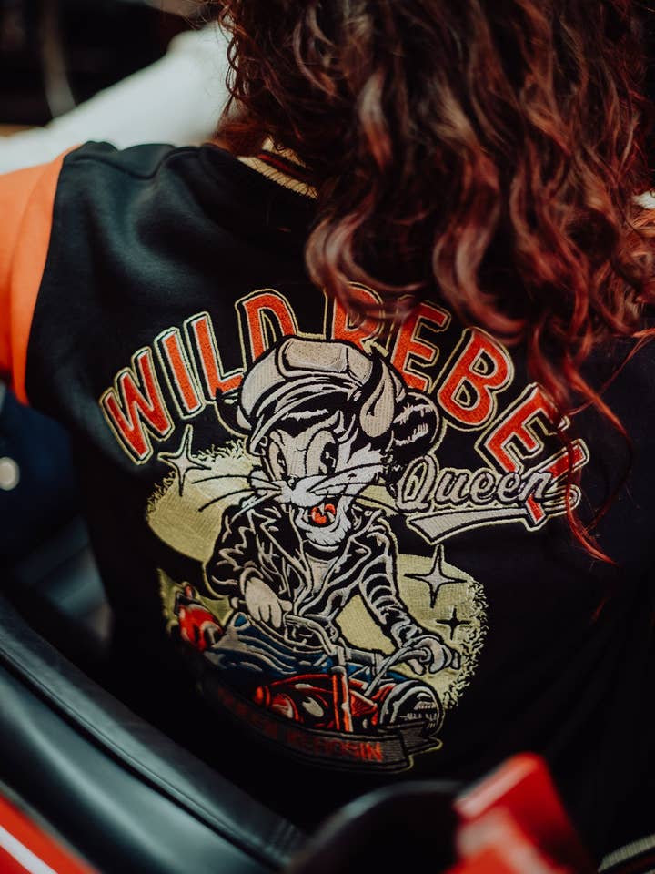 black College Jacket "Wild Rebel" for wholesale on Faire0