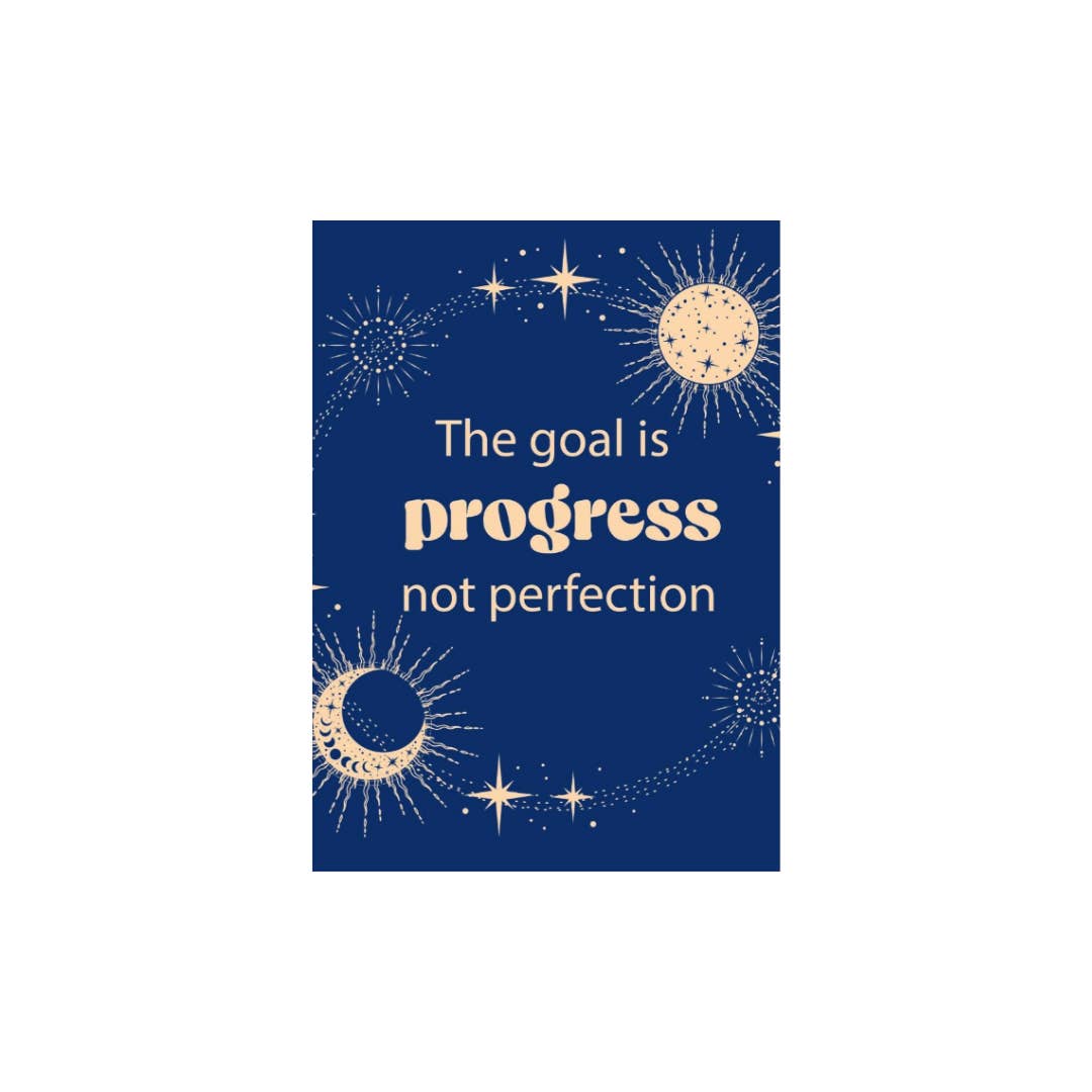 Kalan - Wholesale Magnet - The goal is progress, not perfection Fridge Magnet