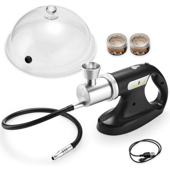 Kadra Kitchenware - Wholesale Kitchen Appliance - Mitbak Electric Cocktail Smoker with Dome Lid & Woodchips