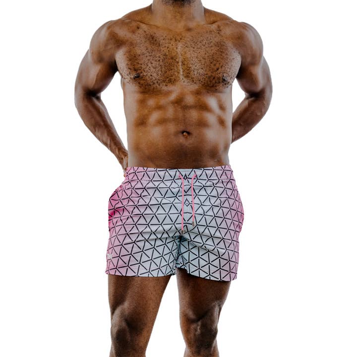 Kaleidoscope Swim Gym Short for wholesale by THK
