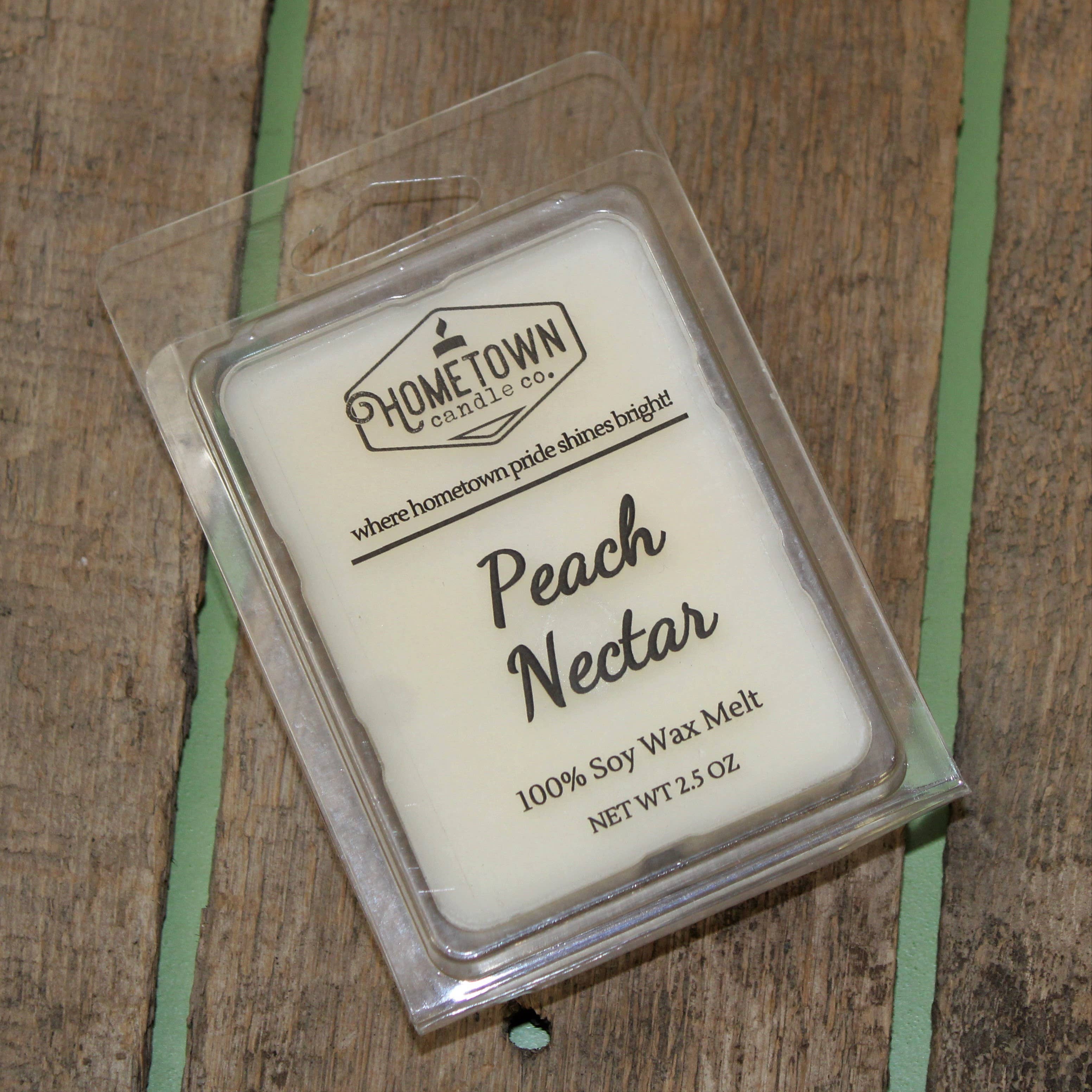 Hometown Candle Co. - Vente Fondants - Cire de nectar pêche fondre4
