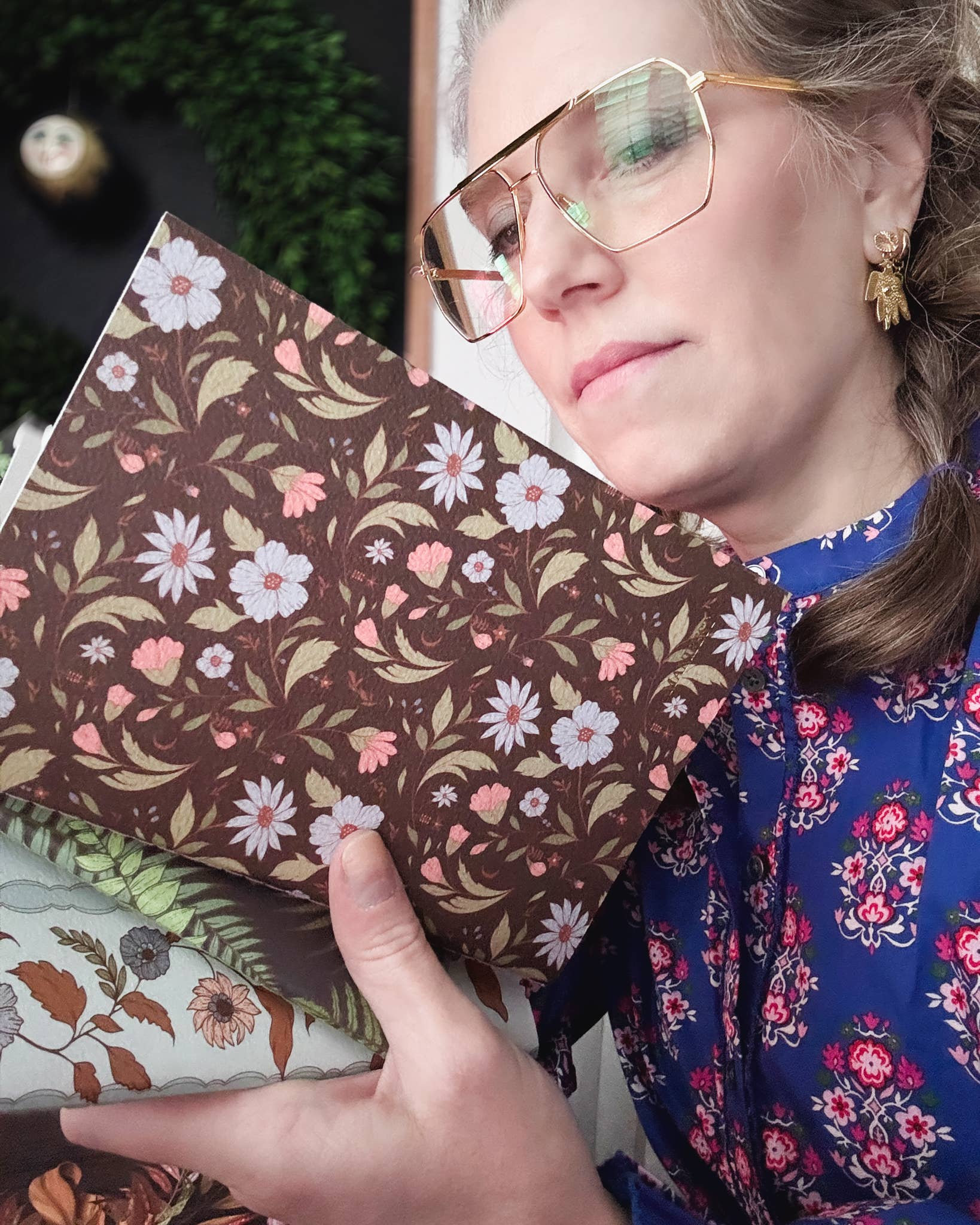 BOUCHETTE & CO. LLC - Wholesale Journal/Diary - FLORAL NOTEBOOKS | Witchwood Fern - Set of Two 5x79