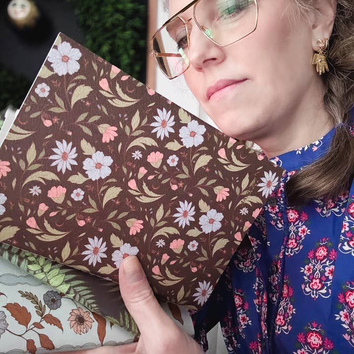 BOUCHETTE & CO. LLC - Wholesale Journal/Diary - FLORAL NOTEBOOKS | Witchwood Fern - Set of Two 5x79