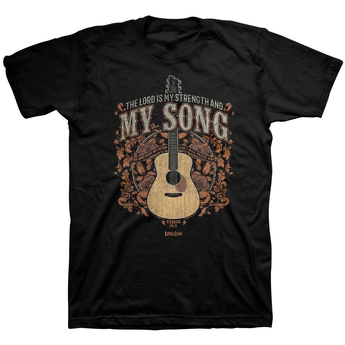 Black Kerusso Christian T-Shirt My Song for wholesale on Faire1
