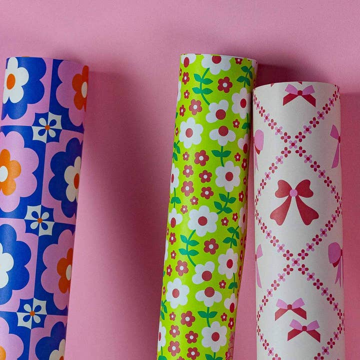 My Darlin' - Wholesale Flat Wrap - The Bow Show (Pink Edition) Holiday Wrapping Paper2