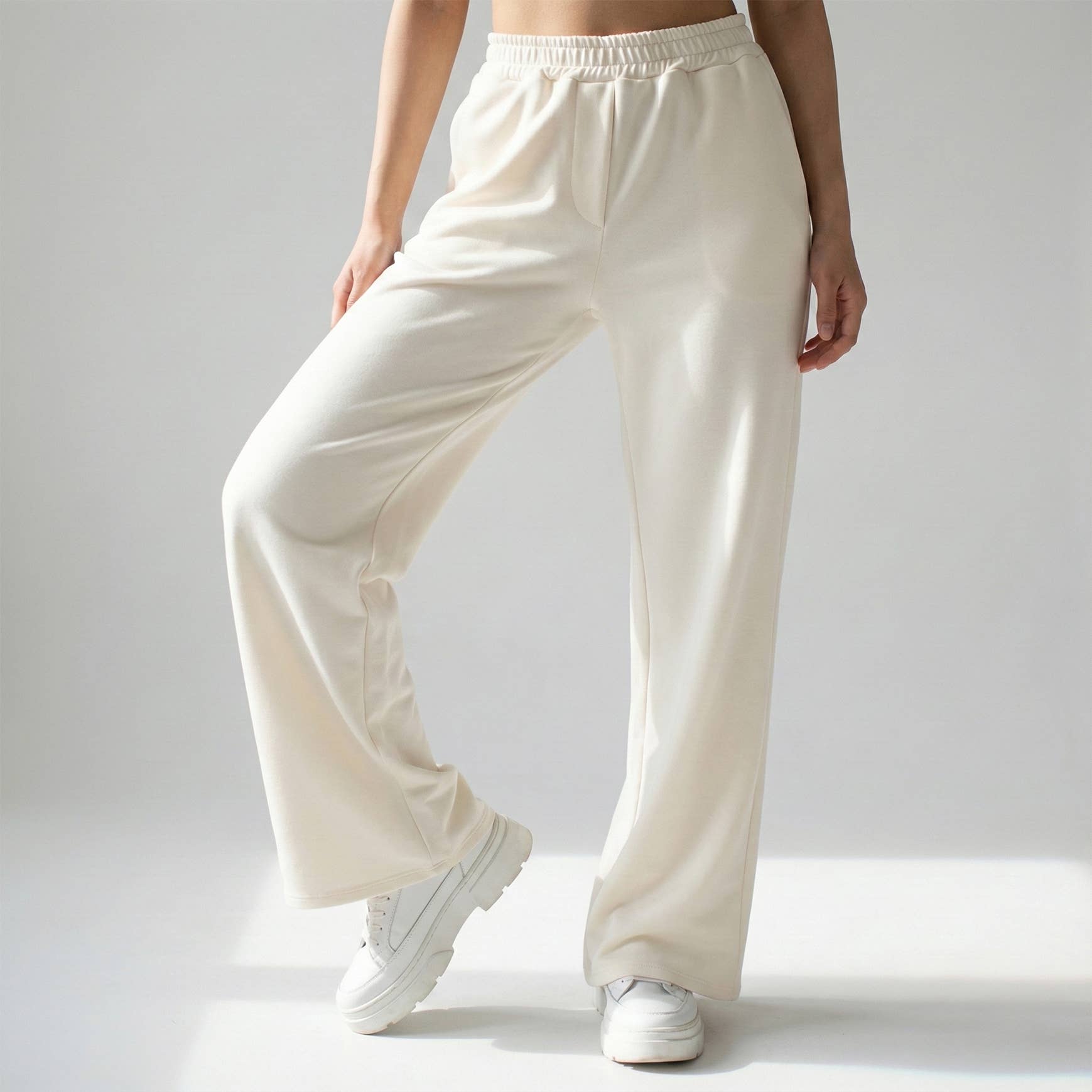 L'Emotion – wholesale Pants – Women's – Comfort Straight Cut Elastic Waist Pants