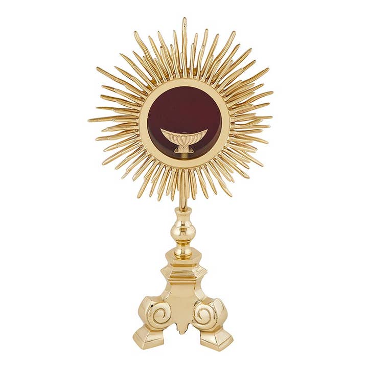 Christian Brands Church Supply - Wholesale Decorative Tabletop Object - Monstrance W Rays
