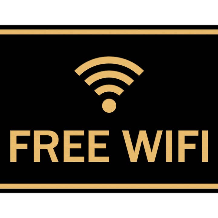 PANNEAU MURAL / DE PORTE WIFI GRATUIT DISPONIBLE pour la vente par All Quality