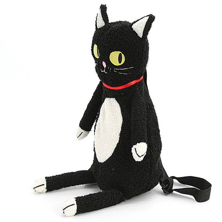 COMECO INC - Wholesale Backpack - Women's - Furry Black Cat Backpack