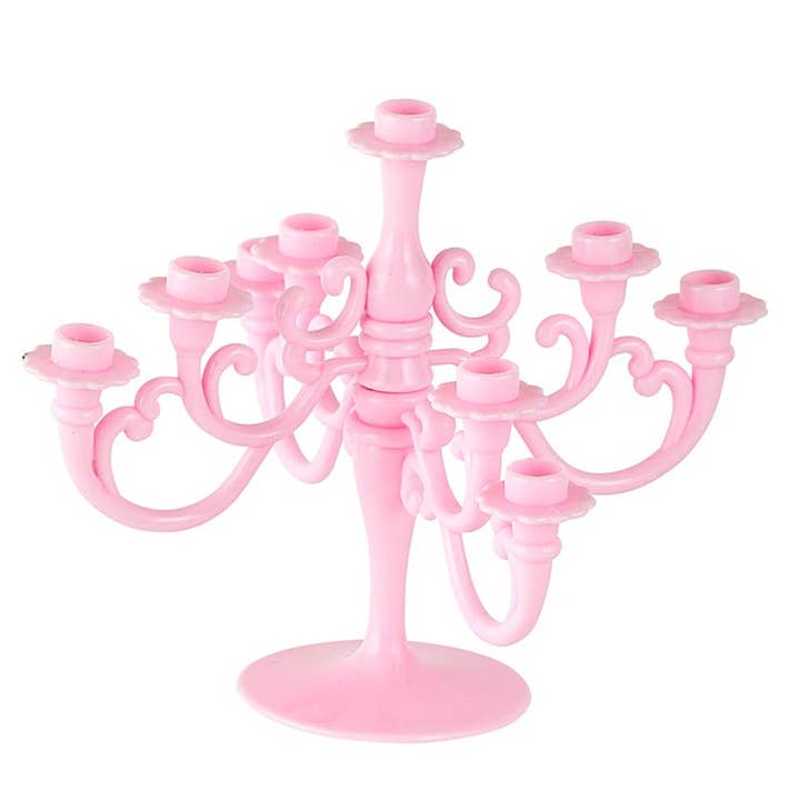 Slant Collections by Creative Brands - Wholesale Cake/Cupcake Topper - Cake Candelabra - Pink