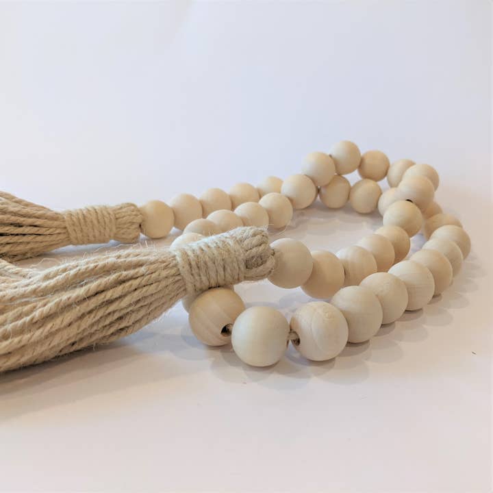 Foundations Decor - Wholesale Bunting/Garland - Wood Bead Garlands - classic colors and shapes