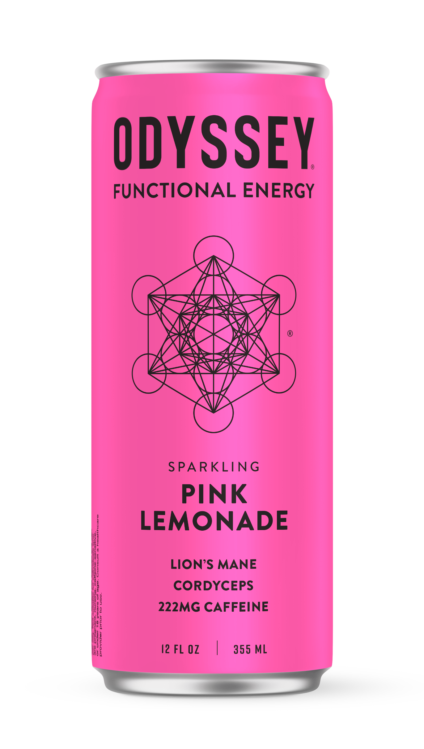 Odyssey Elixir - Wholesale Sports/Energy Drink - Pink Lemonade - Odyssey Functional Energy (222mg)1