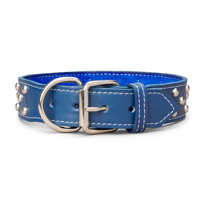 TOP DOG BRAND INC – wholesale Pet collar – Dog – 1 3/4 Inch Wide Studded Leather Collars