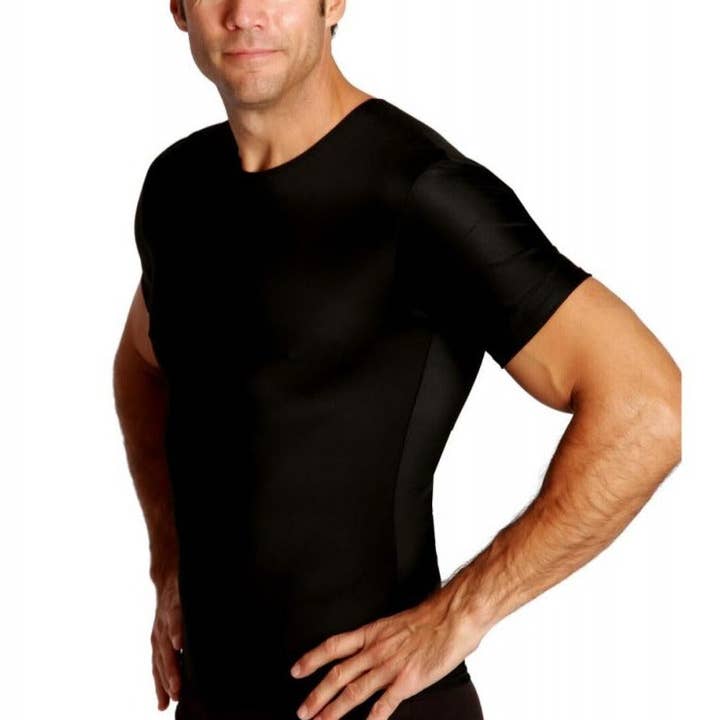 InstantFigure - Wholesale Shirt - Men's - Insta Slim I.S.Pro USA Compression Crew Neck Shirt TS0001