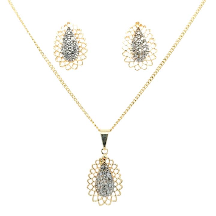 Monet OpenWork Set for wholesale by Lacosta Jewelry Corp