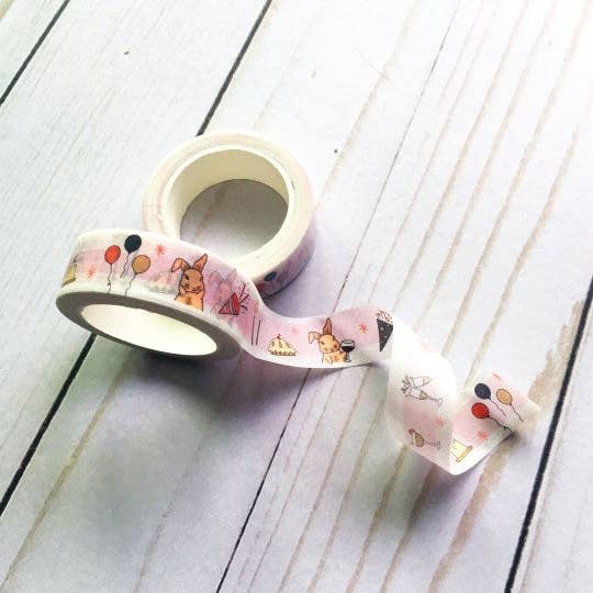 Brown Sugar the Bunny, nastro adesivo Washi «Holiday Cheers» per la vendita all'ingrosso da parte di Design Your Life Planner