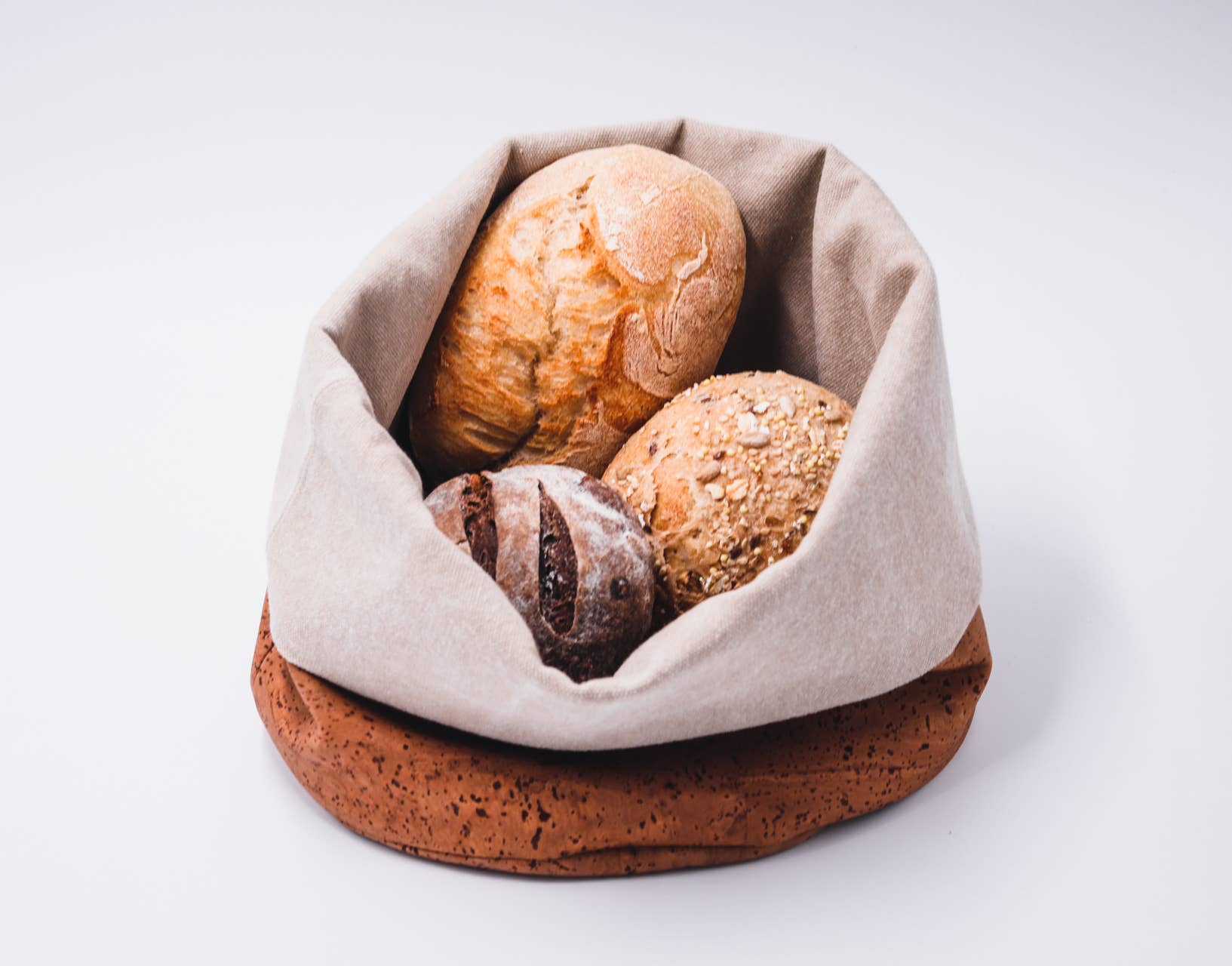 Carpel - Wholesale Bread Box - Small Cork Bread Basket8